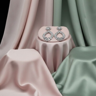 Pure Silver Drop Earrings