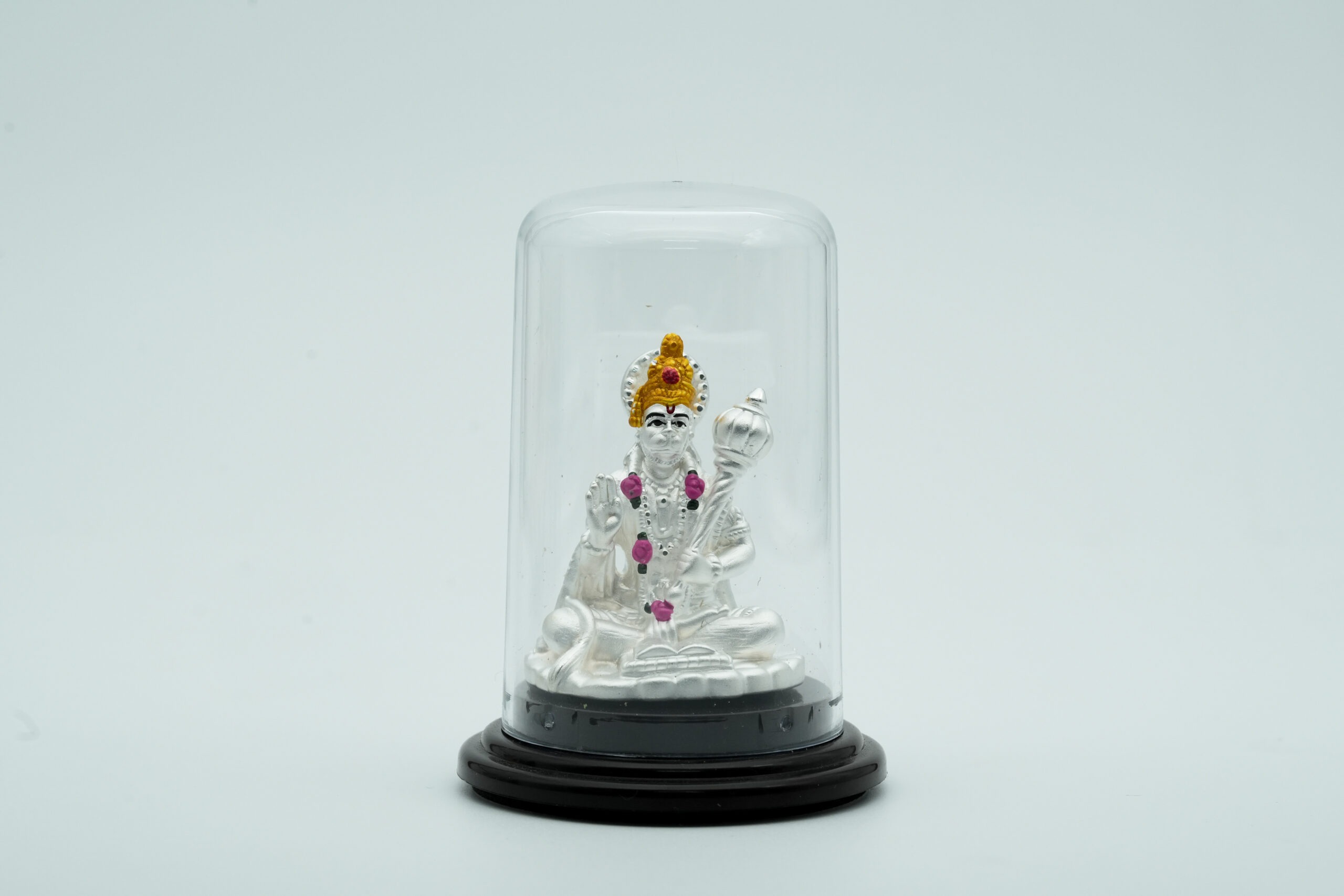 Hanuman Blessing Silver Idol - Image 2