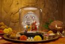 Lord Ram Sita silver idol in Ram Darbar form made of 925 sterling silver